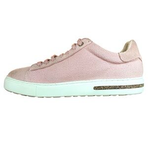 Birkenstock Bend Low Canvas Suede Sneakers Soft Pink EU 39 US 8-8.5